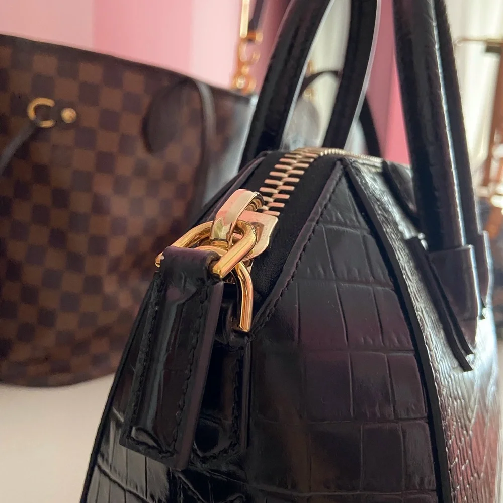 Givenchy Mini Antigona Bag in Crocodile Embossed Leather - Picture 3 of 5